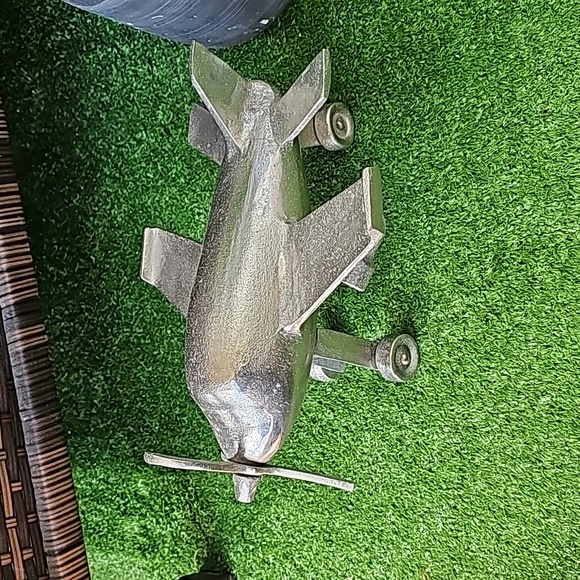 Vintage Old Solid Cast Aluminum Art Deco Style Model - Picture 1 of 14